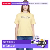 香港直邮Casablanca Logo 女士 1h可退 黄色 Warped Corrosion