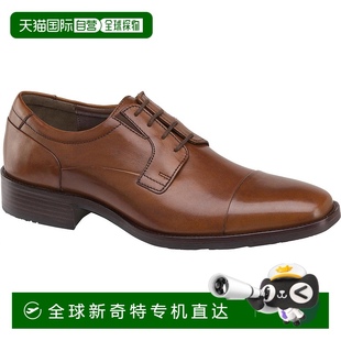 johnston murphy男式 自营 棕褐色 Lancaster帽子鞋 头棕褐色皮革