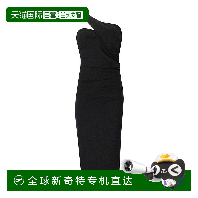 自营 essentiel antwerpEnsue黑色迷笛连衣裙-黑色 【美国奥莱】