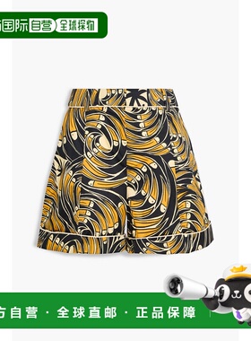 1h可退 香港直邮FARM RIO 女士 印花棉混纺府绸短裤 331966TOUCAN