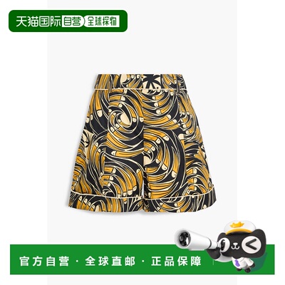 1h可退 香港直邮FARM RIO 女士 印花棉混纺府绸短裤 331966TOUCAN