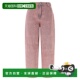 Pink 香港直邮GANNI Was SS2026 粉红色 女士牛仔裤 A110003405C