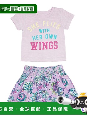 自营 Peek Kids Annika Skort Set - purple 美国奥莱直发