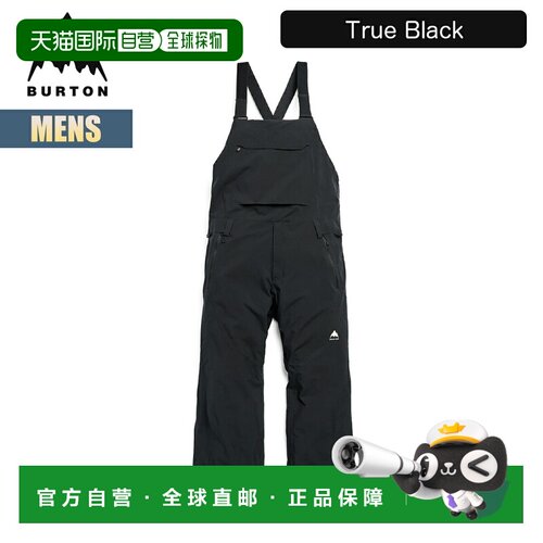 日本直邮Burton Reserve 男士单板滑雪服背带裤 27WIN-302651 双