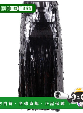 1h可退 香港直邮Self-Portrait 女士 珠片中长半身裙 RS26165MSKB