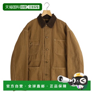 1h可退 日本直邮orSlow男装宽松版型牛津布连体外套 半拉链设计 0