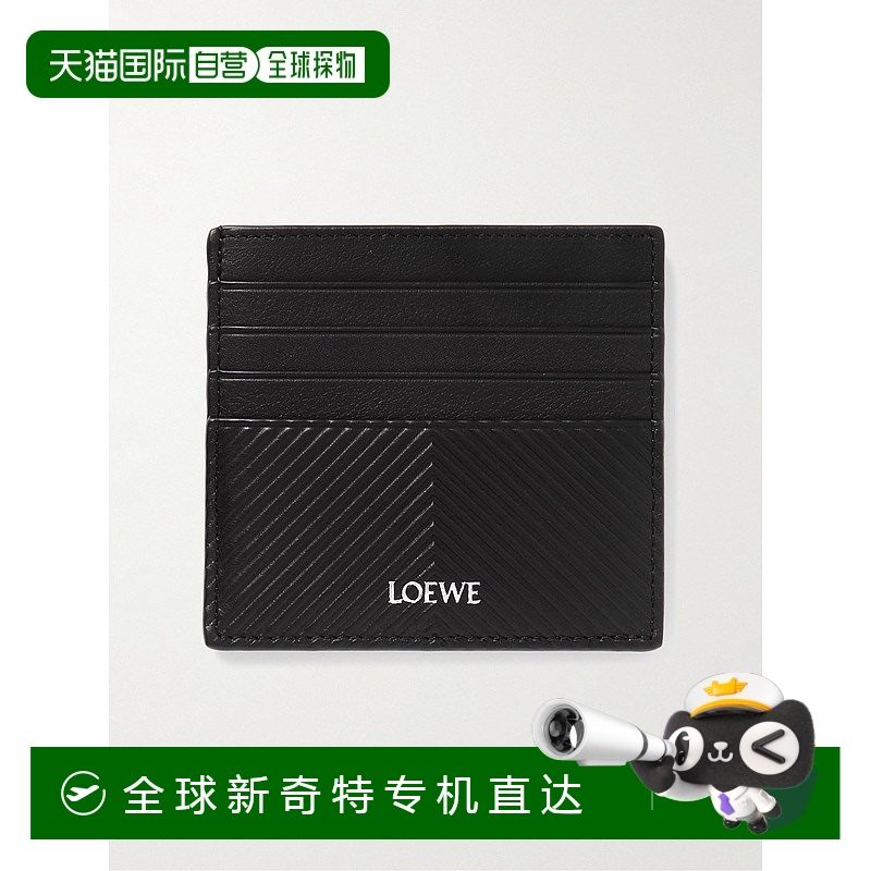 香港直邮潮奢 LOEWE 罗意威 男士 Logo-Print Debossed Leather C