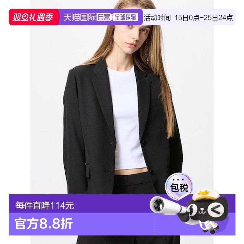 日潮跑腿UNIQLO优衣库款女装西装正装宽松通勤休闲外套474562新款