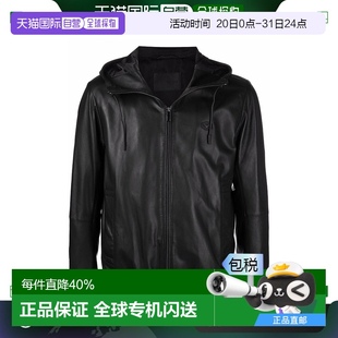 阿瑪尼 男士 Armani 標牌皮質夾克 01R 安普里奧 香港直郵Emporio