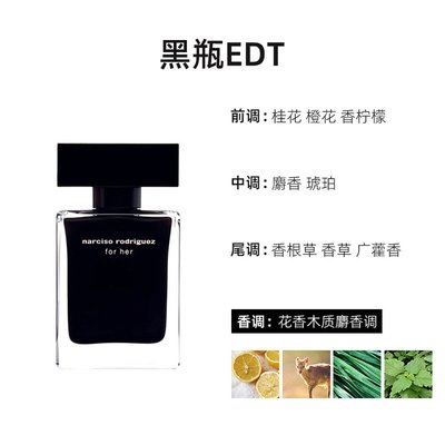 NarcisoRodriguez纳茜素她的同名女士淡香水30ml留香EDT欧洲直邮