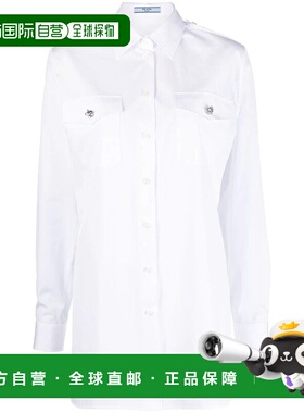 香港直邮PRADA 女士衬衫 P478GX126LF0009-3 SS2024 白色 Prada C