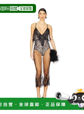 1h可退 香港直邮潮奢 The Attico 女士 V领连衣裙 250WCW00189PAA