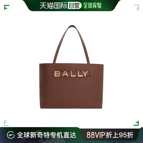 香港直邮潮奢 Bally巴利女士 logo标识手提包 WAO01XVT492-封面