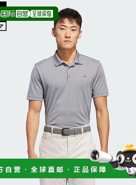 日本直邮 adidas 高尔夫Performance男士POLO衫 [IU4448] 灰色