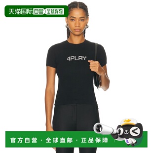 1h可退 香港直邮Coperni 女士 4 Play 童趣T恤 COPJS074PF5012