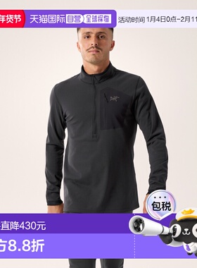 欧洲直邮ARC'TERYX（2025 年新品）Rho SV 男士半拉链上衣始祖鸟
