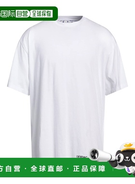 香港直邮off-white 男士 Oversize-t-shirt T恤 white白色 舒适时