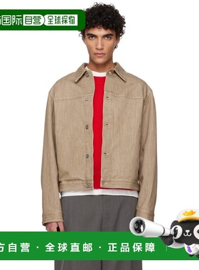 香港直邮Jil Sander 吉尔 桑达 男士 驼色牛仔夹克 J22SW0091J453