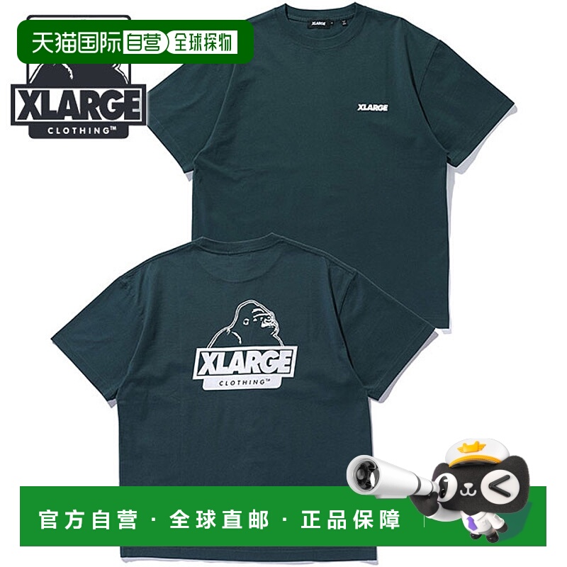 日本直邮XLARGE Slanted OG 短袖 T 恤 [101253011001 FW25] SLAN