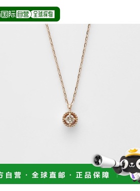 日本直邮日潮 agete 阿卡朵WEB限定K10 钻石项链0.03克拉首饰吊坠