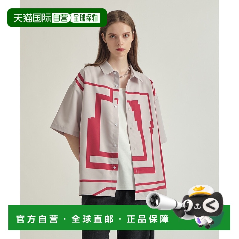 1h可退 日本直邮selle glant 男女同款设计印花衬衫 140497