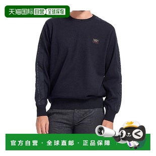 海军蓝圆领徽标套衫 Shark I20P1404 香港直邮Paul