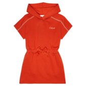 Chloe 003694 连帽棉质迷你连衣裙童装 蔻依 女童