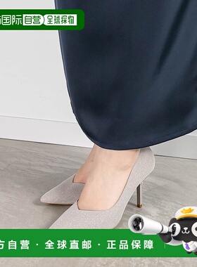 日本直邮Randa 闪亮细跟女鞋 黑色 高跟鞋RA041BW14776