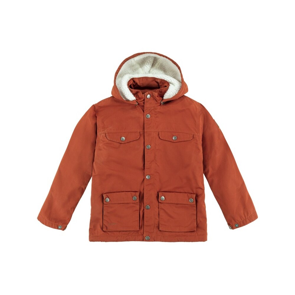 欧洲直邮Fjallraven北极狐 Greenland男孩秋叶棕G-1000冬季夹克