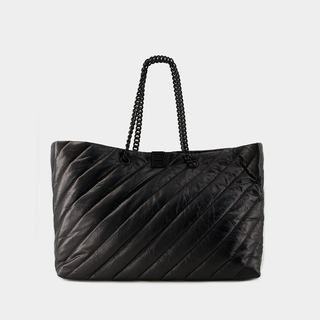 BALENCIAGACrush Carry All L Shopper Bag - Balenciaga - Leath