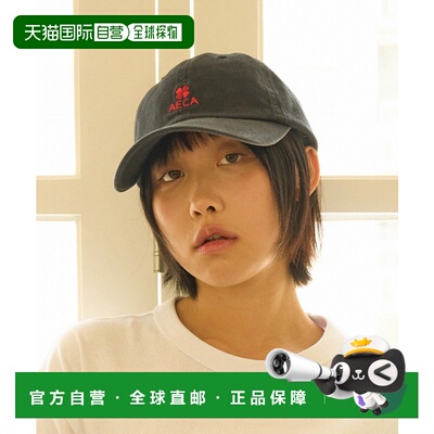 韩国直邮AECA 女士帽子AWCMSSBEACAOV002C0BA AECA CLOVER LOGO CA