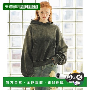 女士喷涂工艺宽松连帽卫衣 SPECIAL 21251 日本直邮MAISON 1h可退