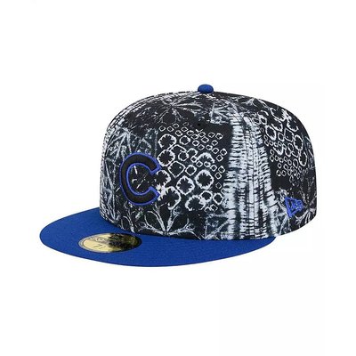 美国直邮New Era 男士黑色芝加哥小熊队 Sands 59FIFTY 贴合帽