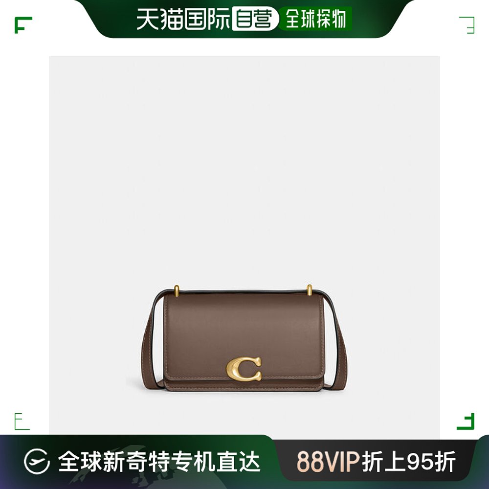 香港直邮COACH 黑石色女士斜挎包 CD724B4CBD 箱包皮具/热销女包/男包 通用款女包 原图主图