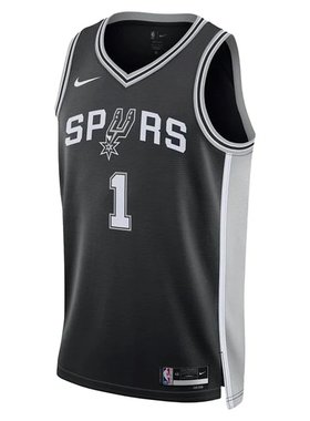 NIKE 男士运动服 DN2022015NERO CO 黑色 CANOTTA UOMO NBA SPURS