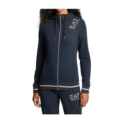 EA7 Emporio Armani 徽标连帽休闲外套 6LTM07TJCQZ1554