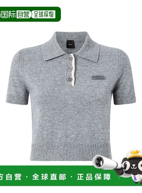 香港直邮PINKO 女士POLO衫 105450A2Q9I12 AW2025 灰色 Pinko Swe