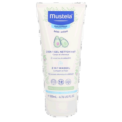 欧洲直邮Mustela 2-In-1 Cleansing Gel妙思乐洁面洗面奶清洁正品