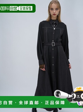 1h可退 日本直邮HARE女装提花拼接收腰连衣裙 630157