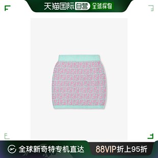 女童8 Fendi years Logo嵌花棉质羊绒混纺 芬迪 香港直邮潮奢