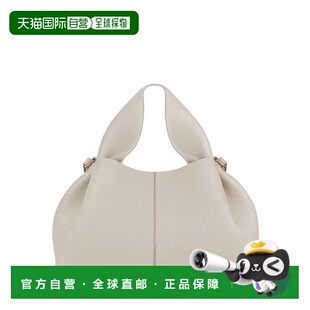 自营欧洲直邮POLENE Numero Neuf女士手提包小牛皮白粉笔托特包