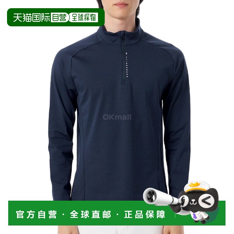 韩国直邮J.LINDEBERG Mathias Zip 中层 (GMJS14116-6855) 长袖T