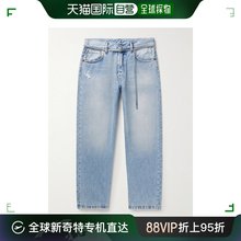 香港直邮潮奢 Acne Studios 艾克妮 男士1991 阔腿束带有机牛仔裤