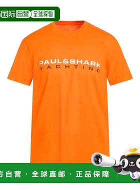1h可退 香港直邮Paul & Shark 保罗与鲨鱼 男士 T恤 orange橙色