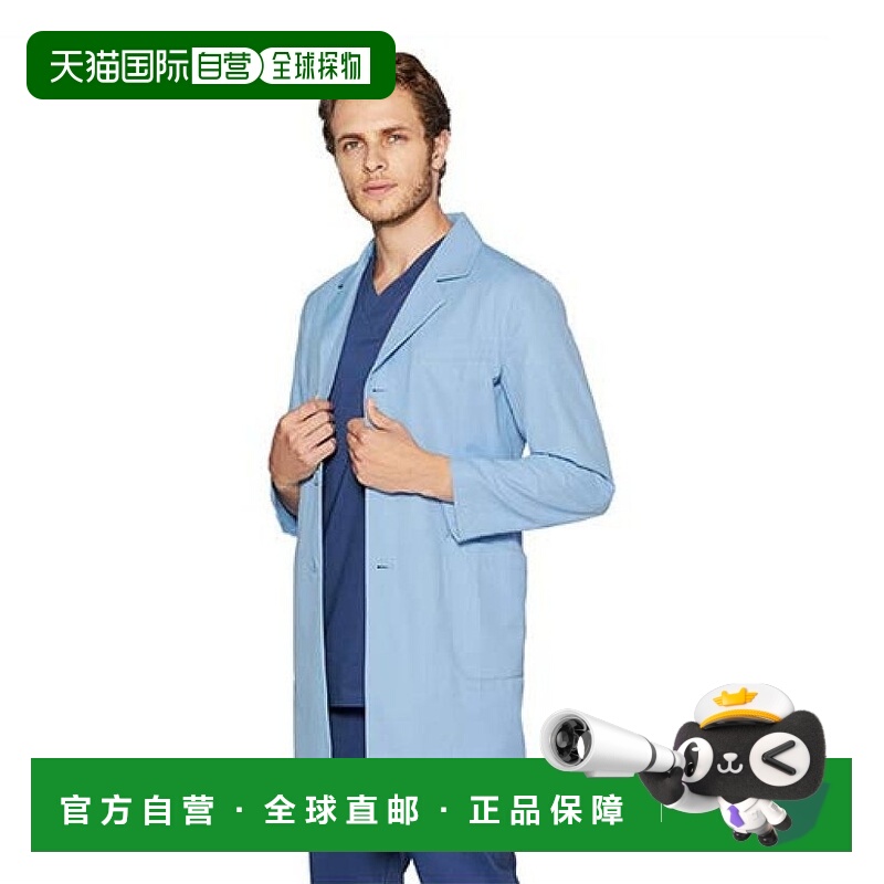 【日本直邮】Mizuno美津浓 医疗工作服长大褂 MZ0176 浅蓝 L