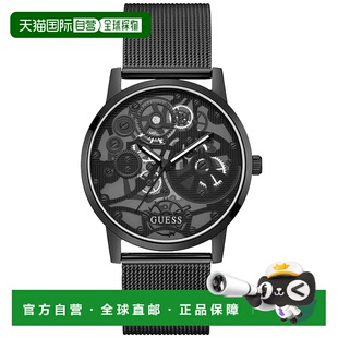 自营Guess Men's Gadget Black Dial Watch - black 美国奥莱直发