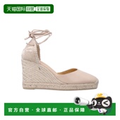 香港直邮潮奢 CastaÑer 1h可退 女士 Carina 软羊皮麻底鞋 0260