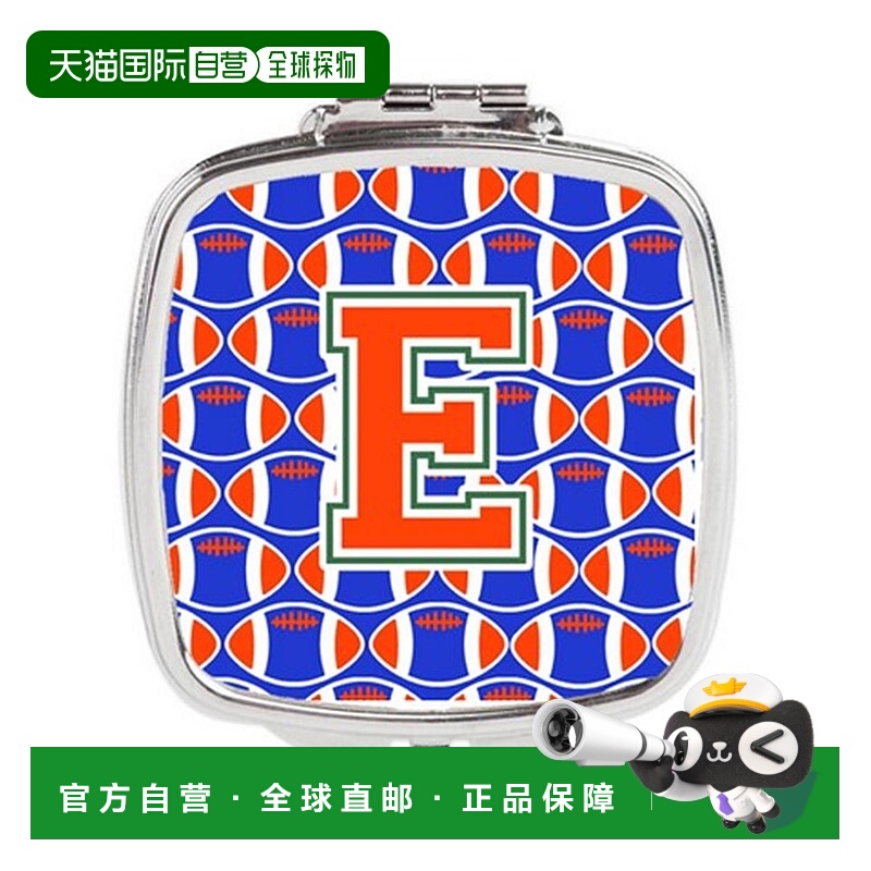 自营 Carolines Treasures CJ1083-ESCM 字母 E 足球绿,正品
