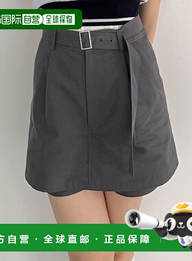 日本直邮MERCURYDUO 带腰带层叠迷你裙裤 ME2340EW025264 裙裤