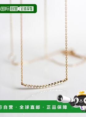 1h可退 日本直邮cui-cui10K金黄金钻石项链781102cuicui